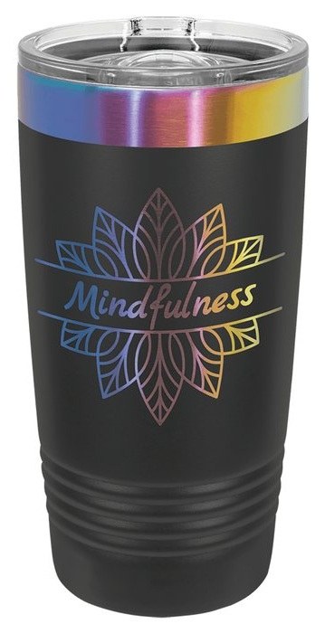 20 oz. Black/Prism Ringneck Tumbler — catalog reference 562