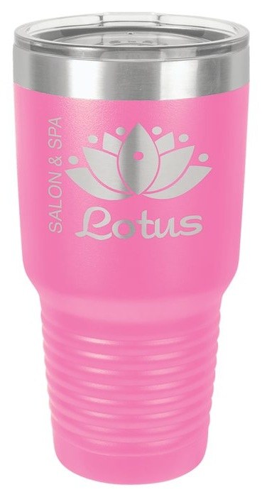 30 oz. Pink Ringneck Tumbler with Standard Lid — catalog reference 774