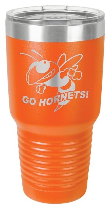 30 oz. Orange Ringneck Tumbler with Standard Lid — catalog reference 781