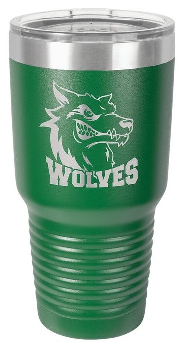 30 oz. Green Ringneck Tumbler with Standard Lid — catalog reference 784