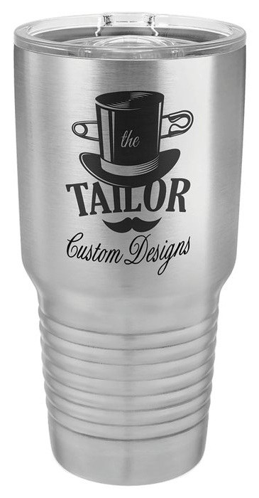 30 oz. Stainless Steel Ringneck Tumbler with Slider Lid — catalog reference 468