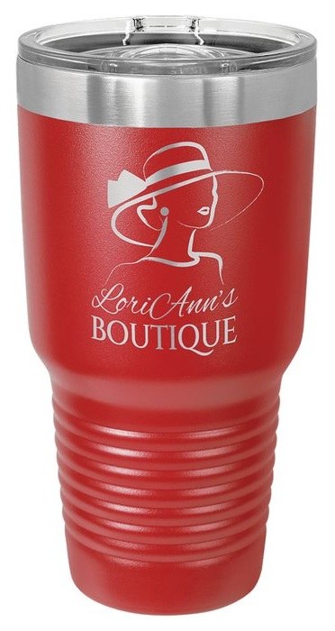 30 oz. Red Ringneck Tumbler with Slider Lid — catalog reference 470