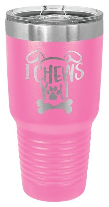 30 oz. Pink Ringneck Tumbler with Slider Lid — catalog reference 472