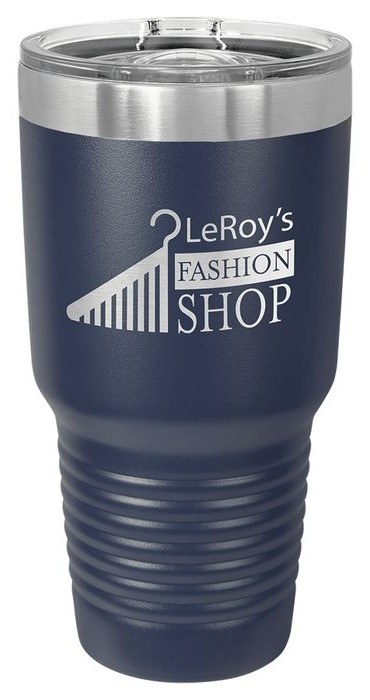 30 oz. Navy Blue Ringneck Tumbler with Slider Lid — catalog reference 478