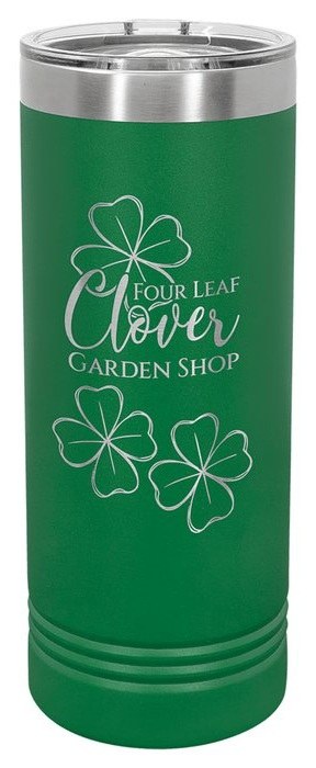 22 oz. Green Skinny Tumbler with Slider Lid — catalog reference 422
