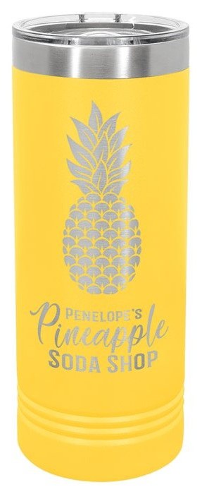 22 oz Skinny Standard - yellow — catalog reference 423