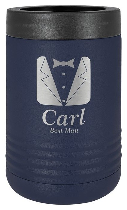 Navy Blue Stainless Steel Vacuum Insulated Beverage Holder — catalog reference 271