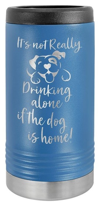 Royal Blue Slim Beverage Holder — catalog reference 281