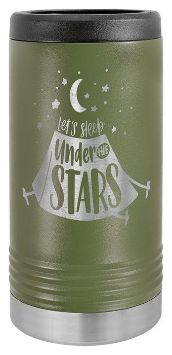 Olive Green Slim Beverage Holder — catalog reference 295
