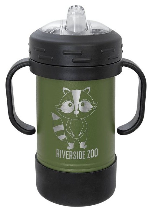 10 oz. Olive Green Sippy Cup — catalog reference 321