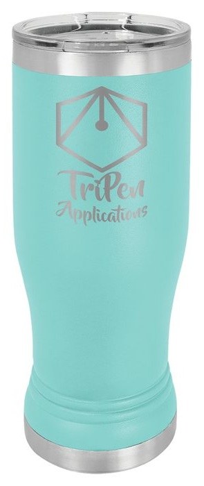 14 oz Pilsner Tumbler - teal — catalog reference 372