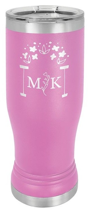 14 oz. Light Purple Pilsner Tumbler with Standard Lid — catalog reference 374