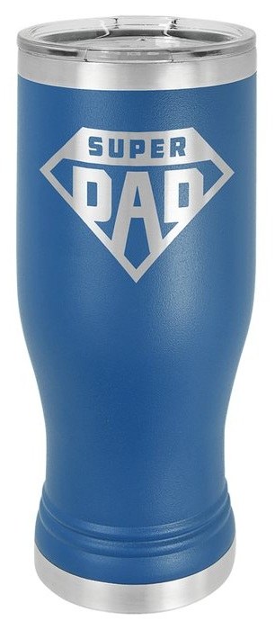 20 oz. Royal Blue Pilsner Tumbler with Standard Lid — catalog reference 387