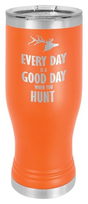 20 oz. Orange Pilsner Tumbler with Standard Lid — catalog reference 395