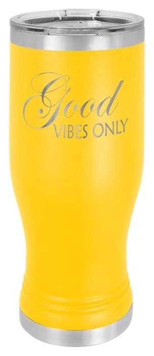 20 oz Pilsner Tumbler - yellow — catalog reference 399