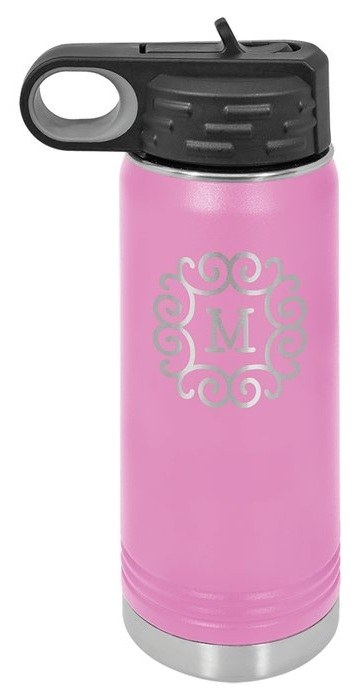 20 oz. Light Purple Water Bottle — catalog reference 509