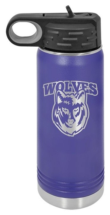 20 oz. Purple Water Bottle — catalog reference 510