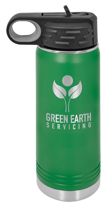 20 oz. Green Water Bottle — catalog reference 516