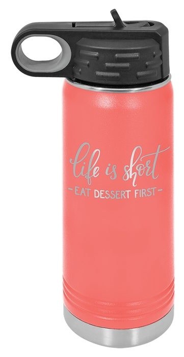 20 oz. Coral Water Bottle — catalog reference 518