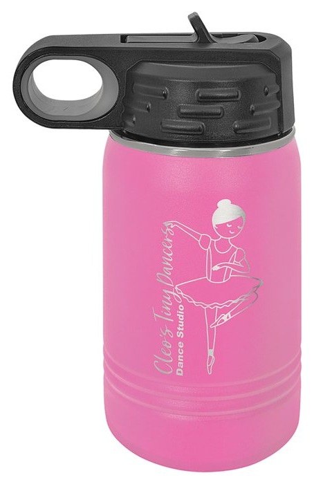 12 oz. Pink Water Bottle — catalog reference 617