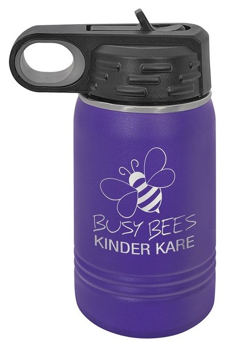 12 oz. Purple Water Bottle — catalog reference 621