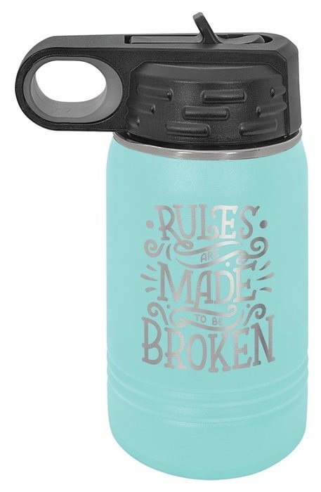 12 oz. Teal Water Bottle — catalog reference 618