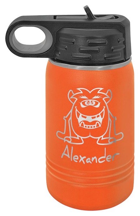 12 oz. Orange Water Bottle — catalog reference 624