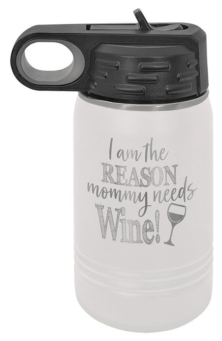 12 oz. White Water Bottle — catalog reference 626