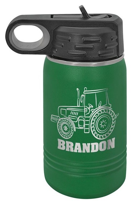 12 oz. Green Water Bottle — catalog reference 627