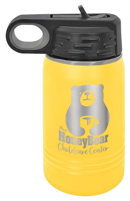 12 oz. Yellow Water Bottle — catalog reference 628
