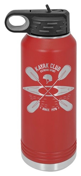 32 oz. Red Water Bottle — catalog reference 522