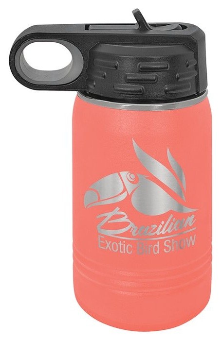 12 oz. Coral Water Bottle — catalog reference 629