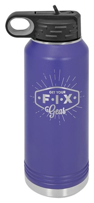 32 oz. Purple Water Bottle — catalog reference 528