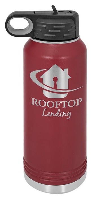 32 oz. Maroon Water Bottle — catalog reference 532