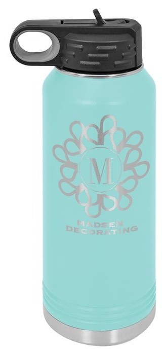 32 oz. Teal Water Bottle — catalog reference 525