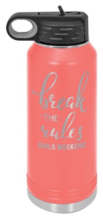 32 oz. Coral Water Bottle — catalog reference 536