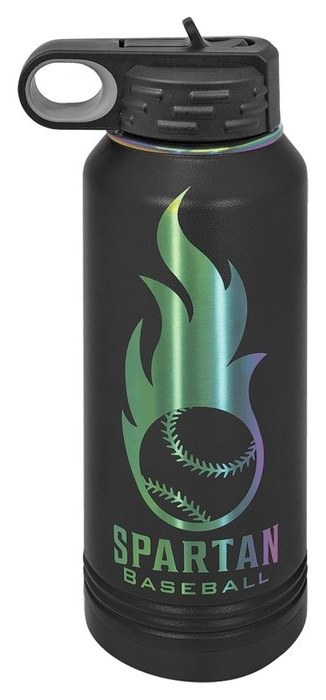 32 oz. Black/Prism Water Bottle — catalog reference 569