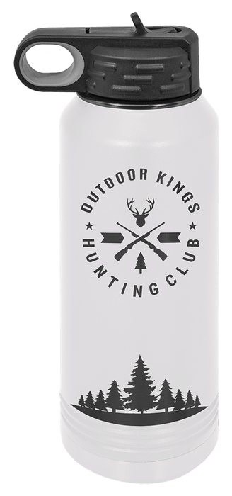 32 oz. White/Ghost Black Water Bottle — catalog reference 581
