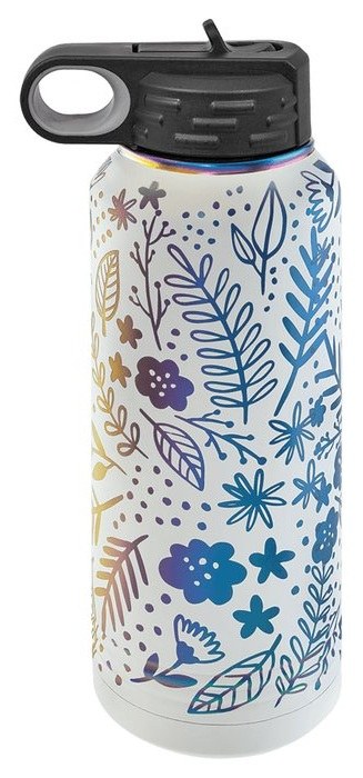 32 oz. White/Prism Water Bottle — catalog reference 586