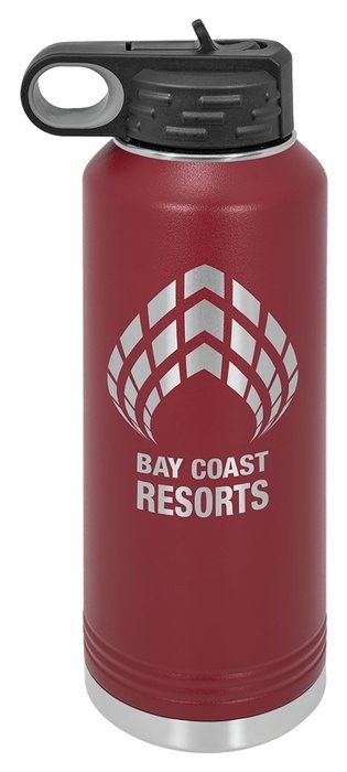 40 oz. Maroon Water Bottle — catalog reference 550