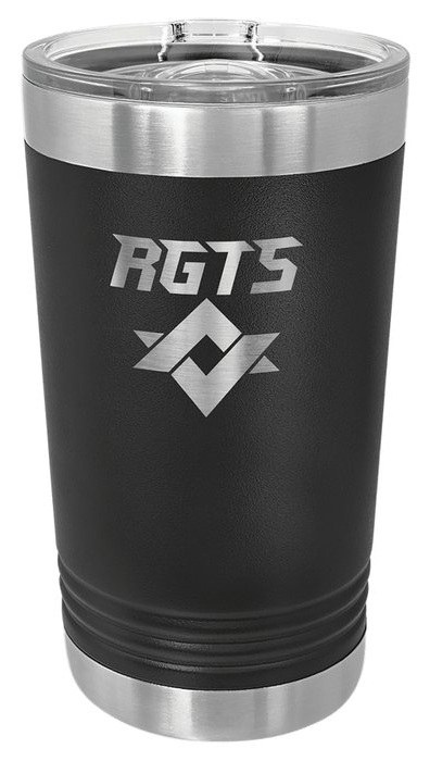 16 oz Pint Tumbler Slider - stainless — catalog reference 322