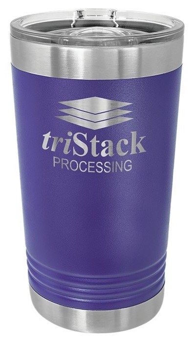 Purple 16 oz. Pint with Slider Lid — catalog reference 328