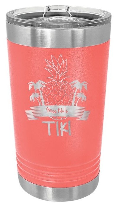 16 oz Pint Tumbler Slider - yellow — catalog reference 336
