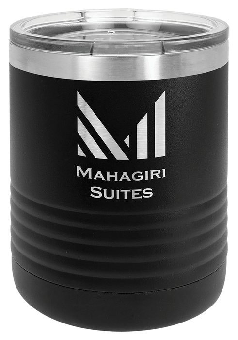 10 oz. Black Tumbler with Standard Lid — catalog reference 426