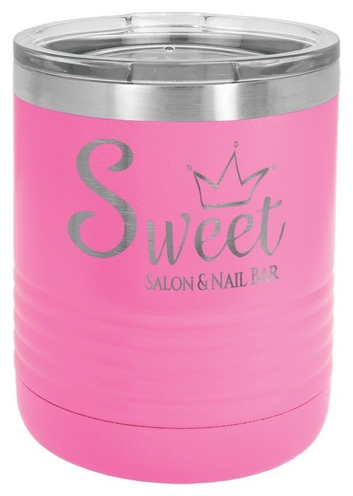 10 oz. Pink Tumbler with Standard Lid — catalog reference 429