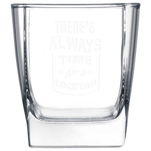 10 1/2 oz. Square On The Rocks Glass — catalog reference 725