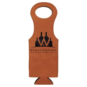 Rawhide Leatherette Wine Bags — catalog reference 1840