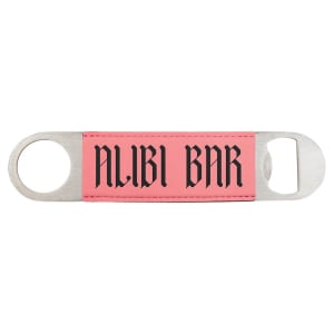 1 1/2 x 7 in. Pink Leatherette Bottle Openers — catalog reference 1871