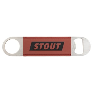 1 1/2 x 7 in. Rose Leatherette Bottle Openers — catalog reference 1866