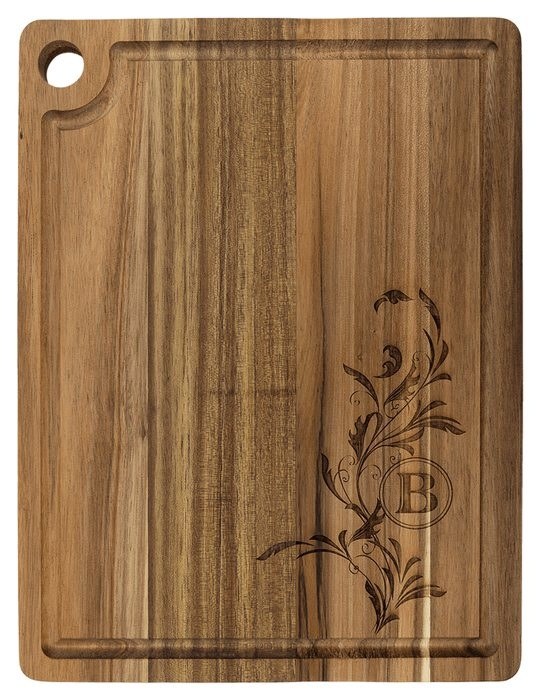 11.5 x 8.75 in. Acacia Cutting Board — catalog reference 1037